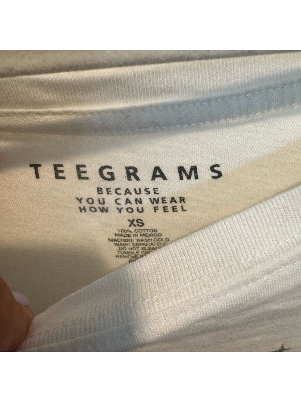 TEEGRAMS Rich Girl Fitted Tee NWOT - Picture 5 of 7